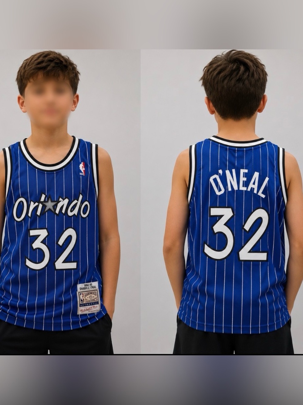 Shaq O’Neal Orlando Magic Kids Youth Medium 10/12 Blue Basketball Jersey